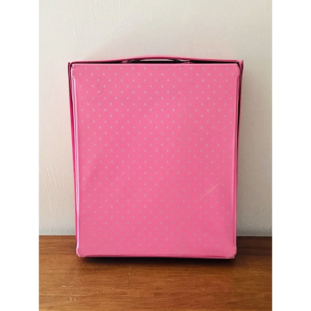 Barbie Fashion Doll Closet Carrying Case‎ Pink Vintage 80's 1985 Mattel